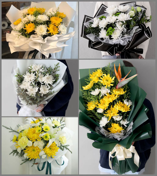 西藏山南市贡嘎县岗堆镇白事花束代送